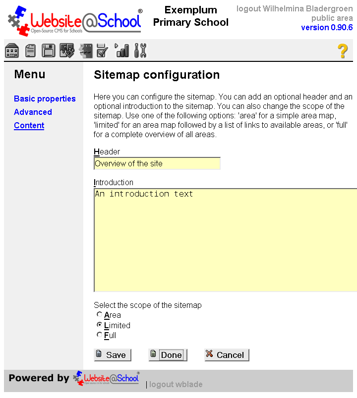 [ sitemap configuration options ]