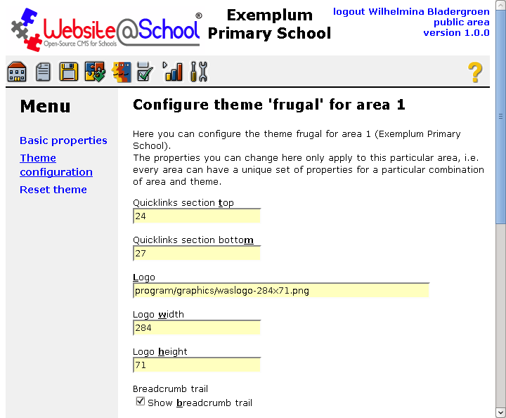 [ theme frugal edit properties upper half ]